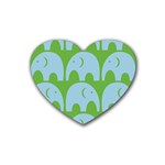 kids-toys086a Rubber Heart Coaster (4 pack)