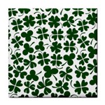 Lucky Clover Shamrock Tile Coaster