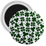 Lucky Clover Shamrock 3  Magnet