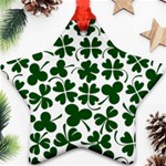 Lucky Clover Shamrock Ornament (Star)