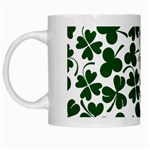 Lucky Clover Shamrock White Mug