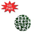 Lucky Clover Shamrock 1  Mini Magnet (100 pack) 