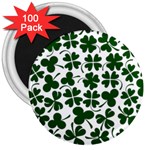 Lucky Clover Shamrock 3  Magnet (100 pack)