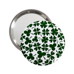 Lucky Clover Shamrock 2.25  Handbag Mirror