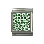 Lucky Clover Shamrock Italian Charm (13mm)