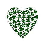 Lucky Clover Shamrock Magnet (Heart)