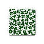 Lucky Clover Shamrock Magnet (Square)