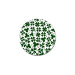 Lucky Clover Shamrock Golf Ball Marker