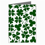 Lucky Clover Shamrock Greeting Card