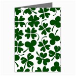 Lucky Clover Shamrock Greeting Cards (Pkg of 8)