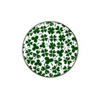 Lucky Clover Shamrock Hat Clip Ball Marker