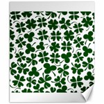 Lucky Clover Shamrock Canvas 8  x 10 