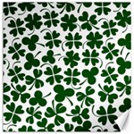 Lucky Clover Shamrock Canvas 12  x 12 