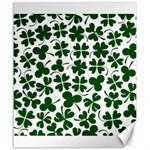 Lucky Clover Shamrock Canvas 20  x 24 