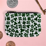 Lucky Clover Shamrock Mini Coin Purse