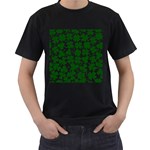 Lucky Clover Shamrock Men s T-Shirt (Black)