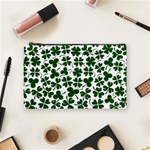 Lucky Clover Shamrock Cosmetic Bag (Medium)