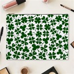 Lucky Clover Shamrock Cosmetic Bag (XL)