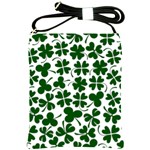 Lucky Clover Shamrock Shoulder Sling Bag