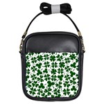 Lucky Clover Shamrock Girls Sling Bag