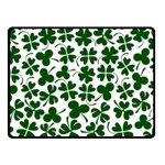 Lucky Clover Shamrock Fleece Blanket (Small)