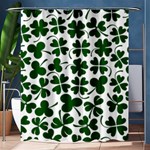 Lucky Clover Shamrock Shower Curtain 60  x 72  (Medium)