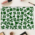 Lucky Clover Shamrock Cosmetic Bag (XXL)