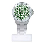 Lucky Clover Shamrock Plastic Nurses Watch