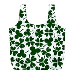 Lucky Clover Shamrock Full Print Recycle Bag (L)