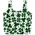 Lucky Clover Shamrock Full Print Recycle Bag (XL)