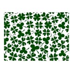 Lucky Clover Shamrock Double Sided Flano Blanket (Mini)