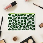 Lucky Clover Shamrock Cosmetic Bag (XS)