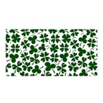 Lucky Clover Shamrock Satin Wrap