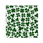 Lucky Clover Shamrock Small Satin Scarf (Square)