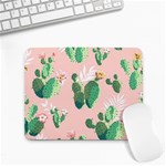 Pink Cactus flower Small Mousepad