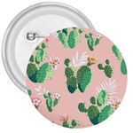 Pink Cactus flower 3  Button