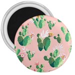 Pink Cactus flower 3  Magnet