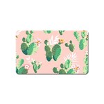 Pink Cactus flower Magnet (Name Card)