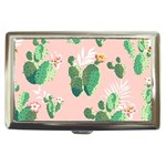 Pink Cactus flower Cigarette Money Case