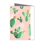 Pink Cactus flower Mini Greeting Cards (Pkg of 8)