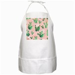 Pink Cactus flower BBQ Apron