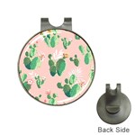 Pink Cactus flower Golf Ball Marker Hat Clip