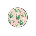 Pink Cactus flower Hat Clip Ball Marker