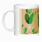 Pink Cactus flower Night Luminous Mug