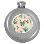 Pink Cactus flower Hip Flask (5 oz)