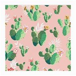 Pink Cactus flower Medium Glasses Cloth