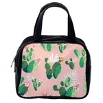 Pink Cactus flower Classic Handbag (One Side)