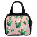 Pink Cactus flower Classic Handbag (Two Sides)