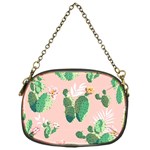 Pink Cactus flower Chain Purse (One Side)