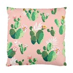 Pink Cactus flower Standard Cushion Case (Two Sides)